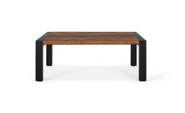 GINER Y COLOMER Table basse en bois de teca et métal